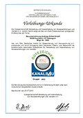Zertifikat Kanalbau